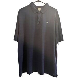 Callaway Lightweight Navy Blue Golf Polo Shirt XL Short Sleeve